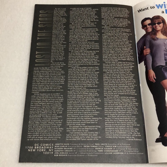 DC COMICS Starman #46 Times Past Good Men & Bad - Picture 15 of 15